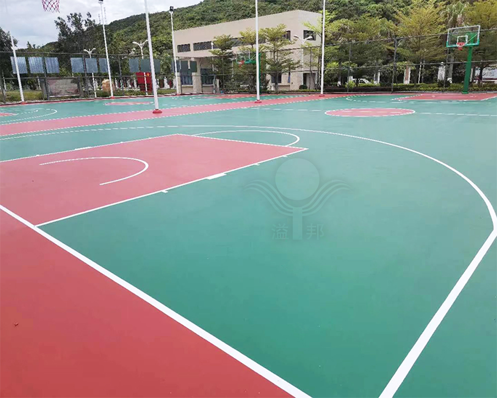 硅PU塑膠籃球場多少錢一個平方