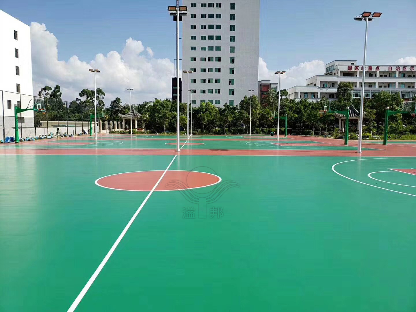 塑膠籃球場(chǎng)建設(shè) 塑膠籃球場(chǎng)建設(shè)